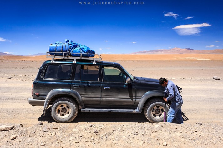 Calibrando o pneu para a nova etapa