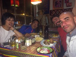Jantar com nossos amigos chineses.